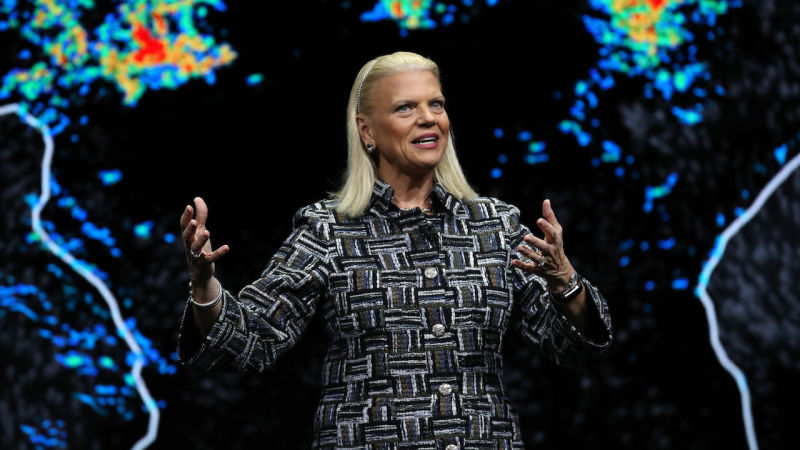 Drejtoresha ekzekutive e IBM Ginni Rometty në CES, 8 Janar, 2019 Foto: Getty Images